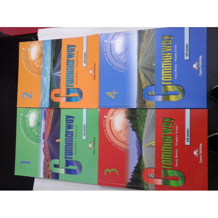 GRAMMARWAY - (4 VOL) - JENNY DOOLEY, VIRGINIA EVANS - ENGLISH GRAMMAR BOOK 